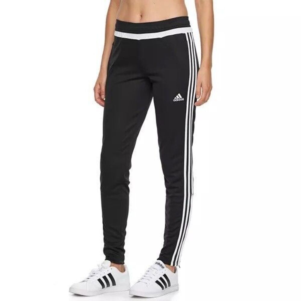 Adidas Tiro 15 Soccer Training Pants Women’s Black Climacool Size XS  M64030
